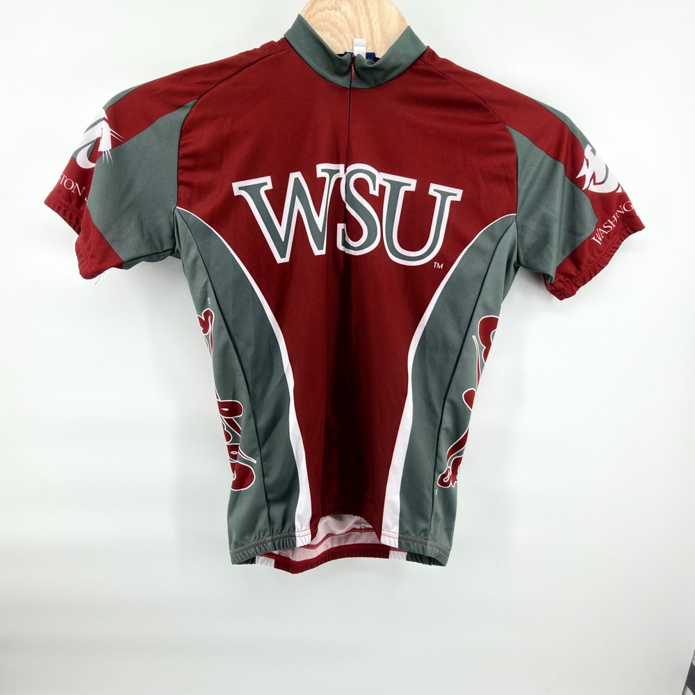WSU Cougars Cycling Jersey Men Large NWT Adrenaline Promotions Washington State‎